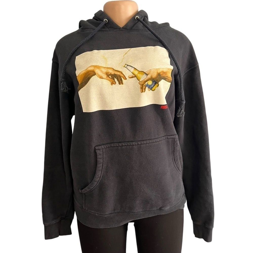 3/$30 ☀️ Full Send Black Michaelangelo Creation of Rona Hoodie
